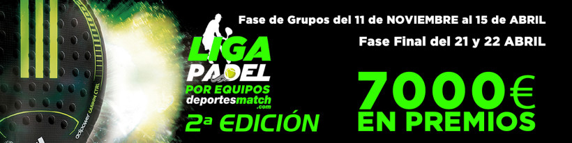 2ª EDICION DE LA LIGA DE PADEL POR EQUIPOS