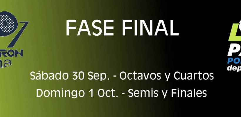 FASE FINAL DE LA LIGA DE PADEL POR EQUIPOS.