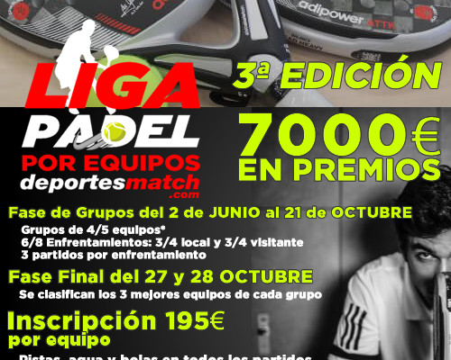 3ª Edicion Liga de Padel por Equipos