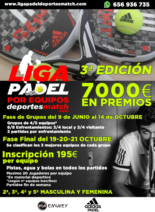 3ª Edicion Liga de Padel por Equipos