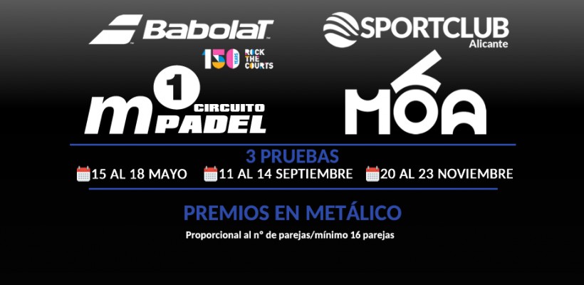 Circuito M1Padel – Babolat – SportClub – MOA