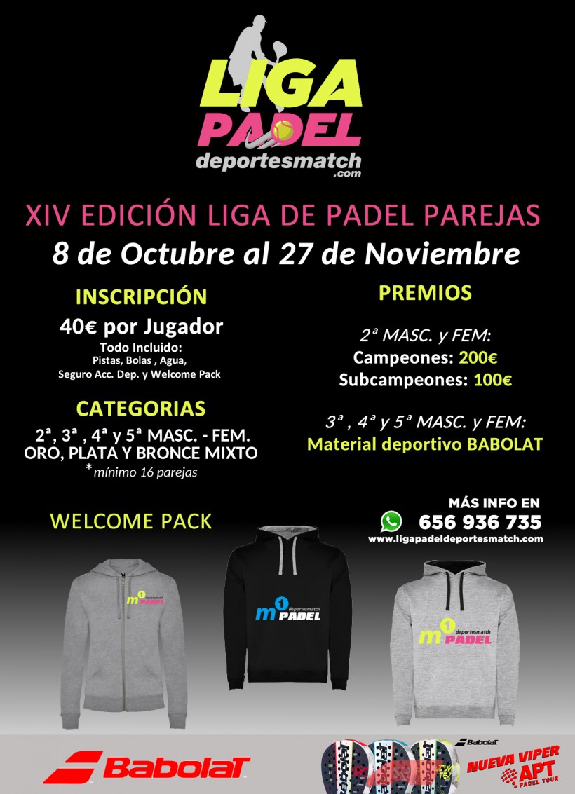 Liga padel Por parejas