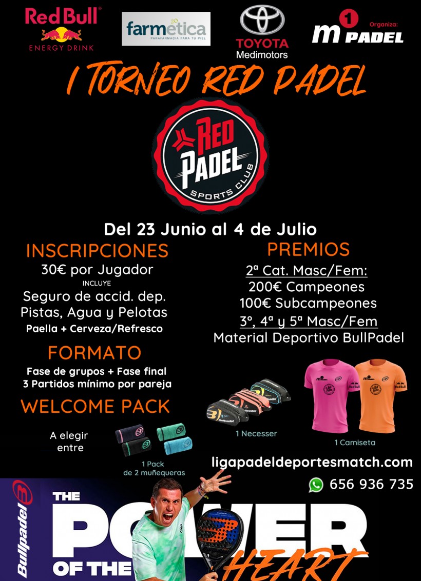 1er Torneo Red Padel – Últimos días de inscripción