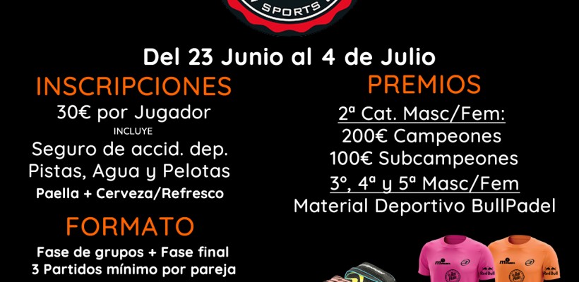 1er Torneo Red Padel – Últimos días de inscripción