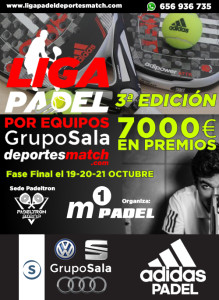 3ª Edición Liga Padel Por Equipos Grupo Sala