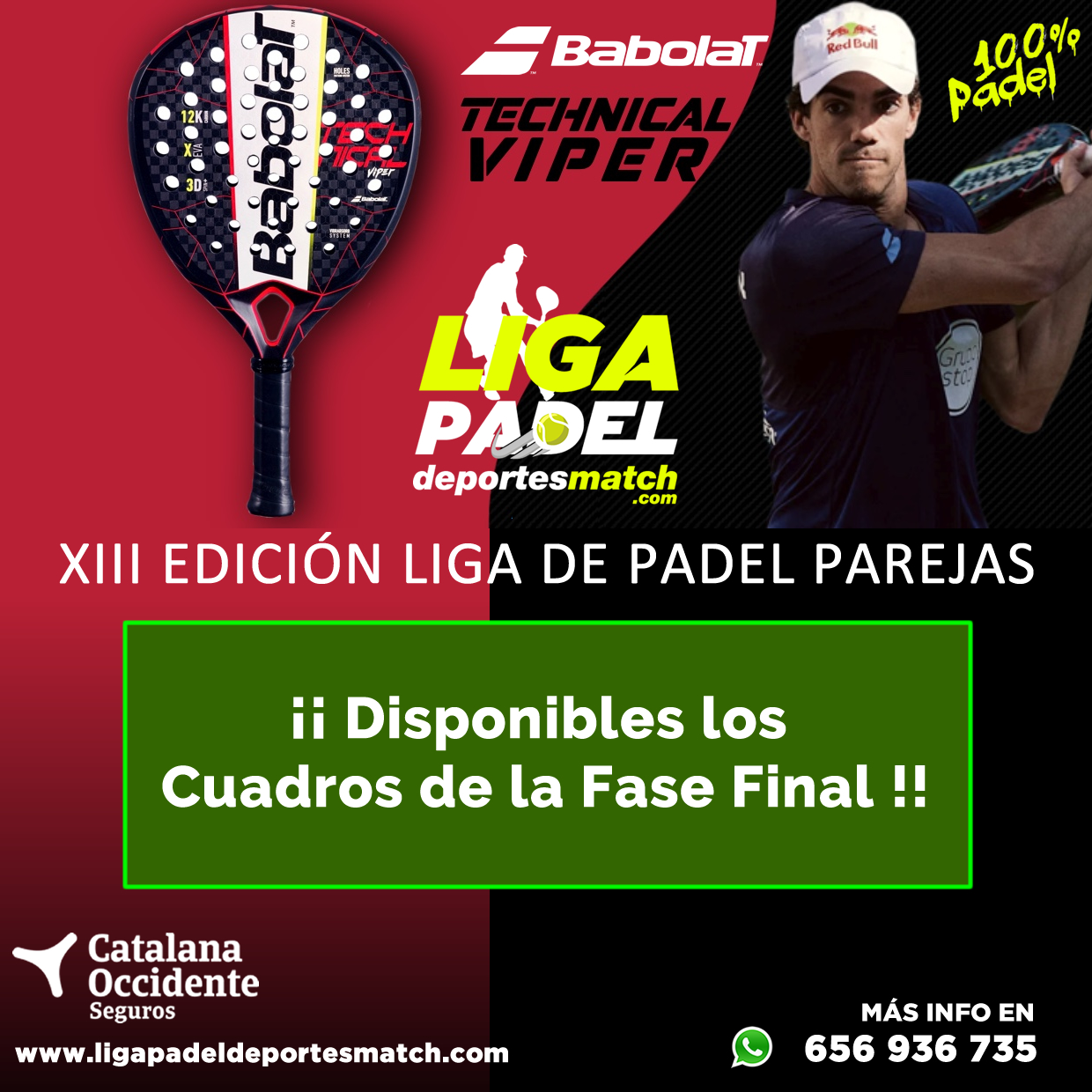 XIII Edición Liga de Padel Deportes Match por Parejas