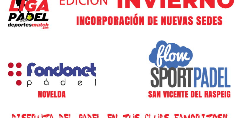 NUEVOS CLUBS PARA LA EDICIÓN DE INVIERNO