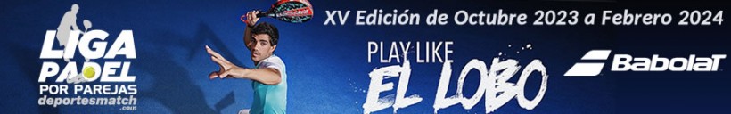 Vuelve la XV Edición de la Liga de Padel Por Parejas Deportes Match